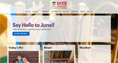 Desktop Screenshot of eccschildcare.org