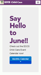 Mobile Screenshot of eccschildcare.org